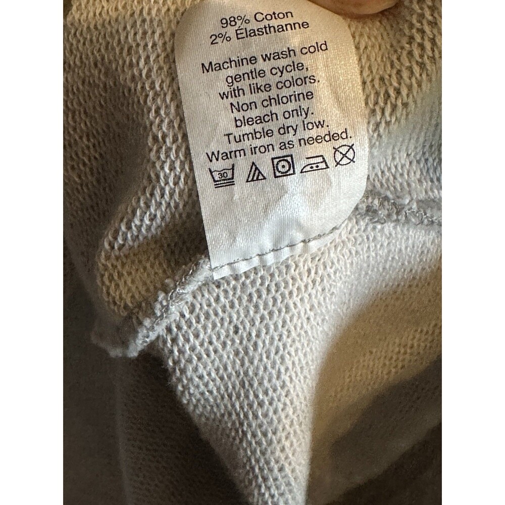 Madewell Sweatshirt Dress Cotton Womens Size Small Gray Comfy Boho Leisure Cozy - Picture 4 of 5